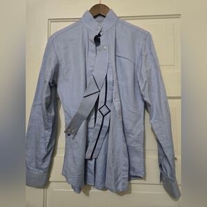 Women's Blue Button Down Shirt